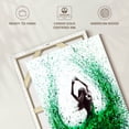 thumbnail image 6 of Elephant Stock An Emerald Love Wall Art - Vertical Canvas Wall Art - Living Room Wall Decor - Dance Canvas - White And Green Decor By Ashvin Harrison - 8" x 12", 6 of 8