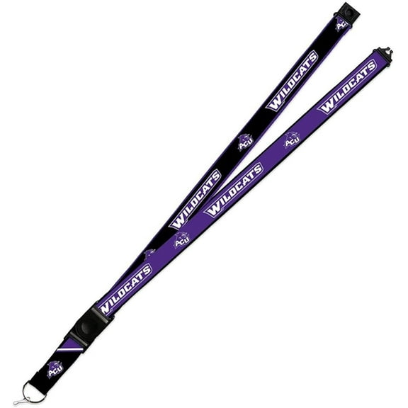 Abilene Christian Wildcats Lanyard Keychain 2-sided Breakaway Clip University