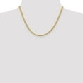 thumbnail image 2 of Real 14kt Yellow Gold 4mm Semi-Solid Anchor Chain; 18 inch; Lobster Clasp; for Adults and Teens; for Women and Men, 2 of 5
