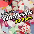 thumbnail image 3 of WAFUNNE 20 Pairs Baby Socks Boy Girl Cotton Socks Wholesale for Infant Toddler Kids Children (Pattern at Random) Girl 0-12 Months, 3 of 6