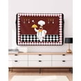 thumbnail image 3 of Outdoor TV Cover 40 to 43 Inch Weatherproof, Cartoon Chef Kitchen Waterproof TV Screen Protector for Outside Decor with Zipper and Pocket 40"L x 25"H , Gourmet Rustic Farmhouse Red Plaid, 3 of 7