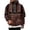 Brown, variant on Men's Hoodie Pullover Sweatshirt Vintage Retro Patchwork Print Graphic Long Sleeve Hooded Top Casual Streetwear Oversized Loose Fit Cotton Blend Fall Winter Fashion