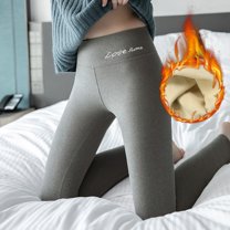 Aayomet Womens Workout Leggings Fast Warm German Velvet Leggings Trousers High Waist Seamless Embroidery Belly Closing (B, M)