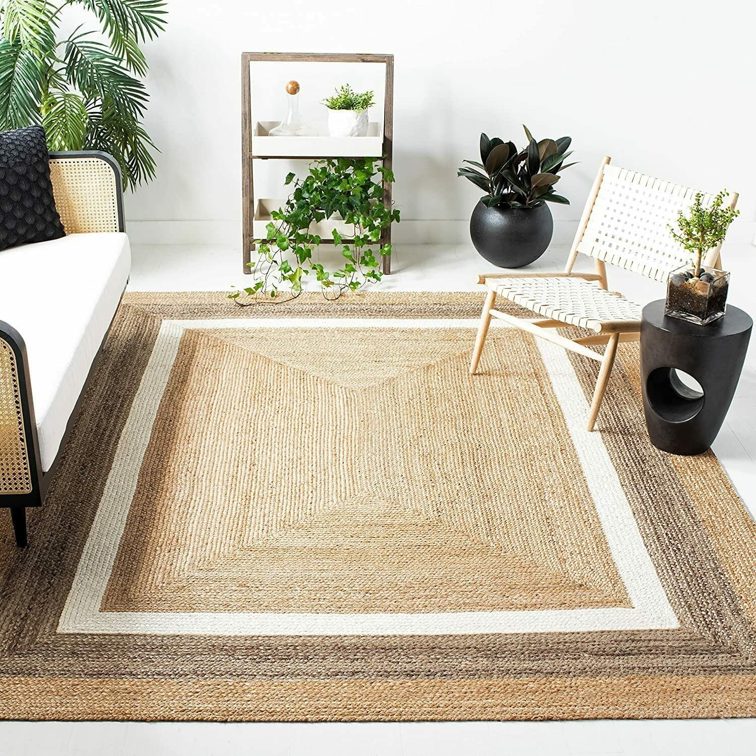 Bordered Jute Rug Jute Rug With Border