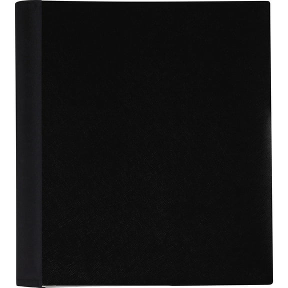 Office Depot® Brand Stellar Notebook With Spine Cover, 8-1/2" x 11", 5 Subject, College Ruled, 200 Sheets, Black