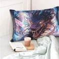 thumbnail image 4 of Balery Urban Style Colorful Dragon Funda de Cojín Estampada, Regalos para Mujeres, Regalos de Amor para Ella, Regalos para Novia o Esposa, Funda de Almohada-14"x20", 4 of 6