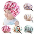 thumbnail image 2 of Windfall Baby Satin Bonnet Sleep Cap - Double Layer Reversible Adjustable Silky Satin Cap Curly Hair for Teens Toddler Child, 2 of 2