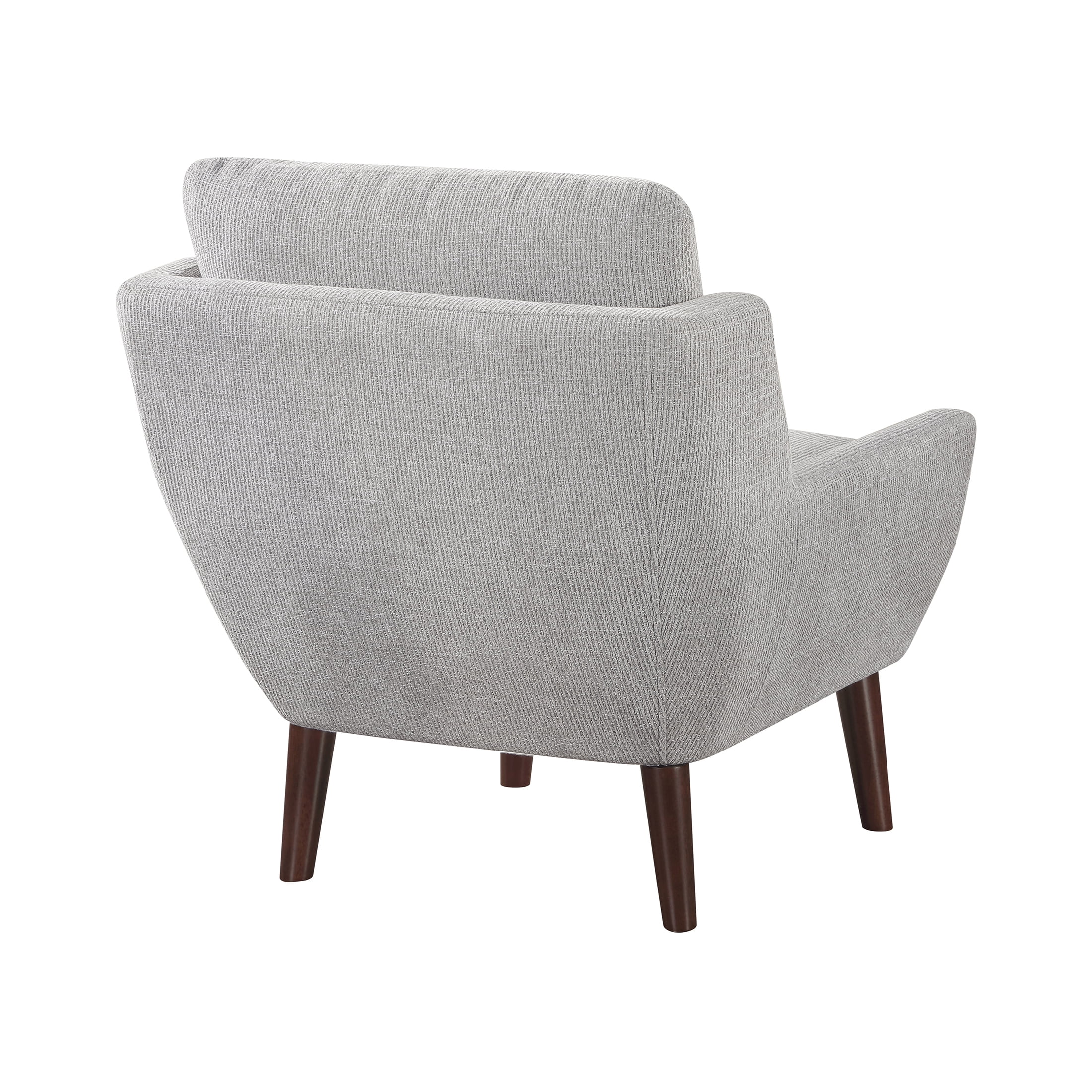 OakvillePark Silverquartz Chenille Accent Chair, Gray