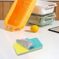 thumbnail image 5 of 12-Layer Peelable Microfiber Sponge 1 Pack, Ultra Absorbent Reusable Cleaning Pad for Kitchen, Dishes & Household Surfaces, 6.7x2.7 in, Sponge, 5 of 7