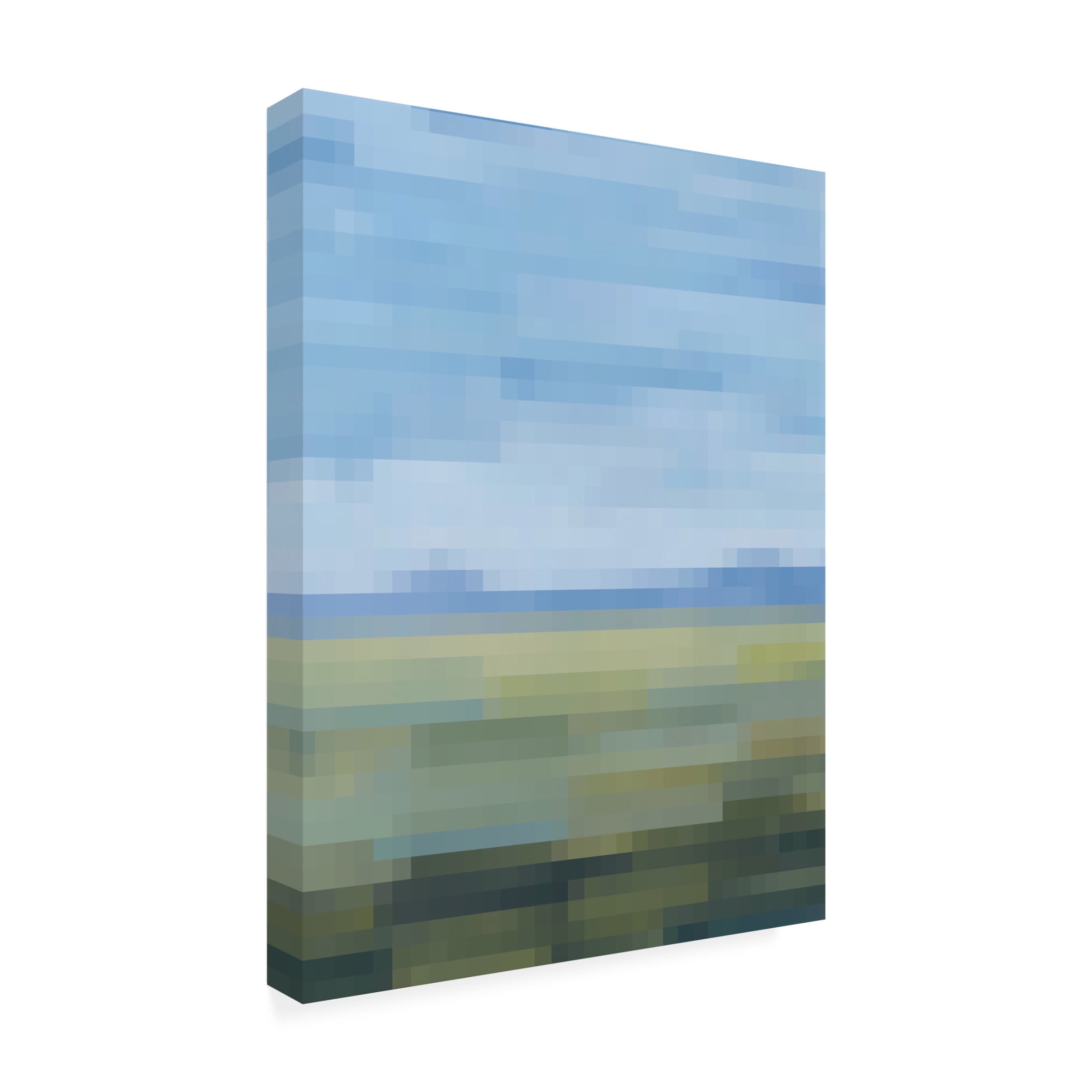 Trademark Fine Art Grace Popp  Pixel Memory II Canvas Wall Art