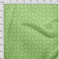 thumbnail image 4 of oneOone Cotton Cambric Green Fabric Asian Ornamental Craft Projects Decor Fabric Printed By The Yard 42 Inch Wide, 4 of 5