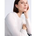thumbnail image 4 of Free Assembly Women's and Women's Plus Cashmere Sweater with Long Sleeves, Sizes XS-4X, 4 of 5