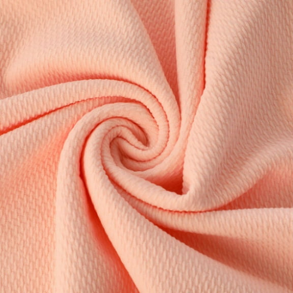 Blush Liverpool Bullet Textured Fabric by the yard 4 Way Stretch Solid