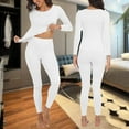 thumbnail image 3 of Anyfit Wear Women Thermal Underwear Set Long John Base Layer Ultra Soft Top&Bottom Sets for Cold Weather, 3 of 5