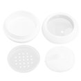 thumbnail image 1 of Shisuyan Portable Powder Puff Holder White 1 Set 2.4x2.4in, 1 of 9