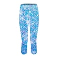 thumbnail image 7 of Audhol Soft Leggings for Women, Women's Fashion Spring Summer Casual 7/8 Length Legging Sparkly Leggings Women Sky Blue 2XL, 7 of 7