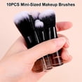 thumbnail image 3 of UYGDUY-Travel Makeup Brush Set, 10Pcs Mini Makeup Brushes with Pouch Portable ON THE GO Makeup Brush Travel Set, Easy-taken Full Complete Function Cosmetic Brushes for Flawless Makeup Looks, 3 of 3