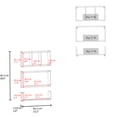 thumbnail image 3 of Modern Floating Shelves Set of 3, White Wall Mounted Shelves for Living Room, Bedroom, Office Decor and Storage, Space Saving Display Shelves, 3 of 7