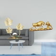 thumbnail image 2 of Figura de metal con diseño de flores y hojas, ideal para decorar tu hogar, oficina o tienda., 2 of 8