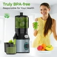 thumbnail image 6 of Cold Press Juicer - 5.5" Extra Large Feed Chute, 300W Slow Masticating Juicer for Whole Vegetables and Fruits, 1.8L Auto-Feed Time-Saver, Easy to Clean, 6 of 7
