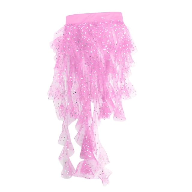 Bufanda de Cadera de s Mujeres Bor Bufandas de Cadera Del Del Triángulo Traje de Danza Del Vientre, Elección D - Rosado Zulema Bufanda de la cadera de la danza de vientre