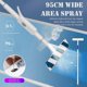 thumbnail image 2 of 1.3M Long Handle Spray Squeegee for Window Cleaning, Scraper Squeegee Microfiber Mop Stainless Shower Glass WIndow Cleaner, 2 of 5