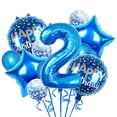 thumbnail image 1 of Set de 11 Globos Chaungfu Azul para Fiesta de 2º Cumpleaños, 1 of 6