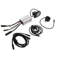 thumbnail image 1 of Kit de modificación eléctrica, DC 36V/48V Pantalla de datos Kit de conversión de bicicleta de medidor ABS Aleación de aluminio para motores sin escobillas de 350W ANGGREK AC8171, 1 of 8
