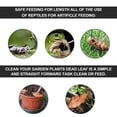 thumbnail image 4 of Aquarium Plants And Reptile Feeding Kit, Extra-Long Tongs With Serrated Tips For Secure Grip In Aquariums, Gardens, And Kitchen Tasks (18.9 Inch), 4 of 6