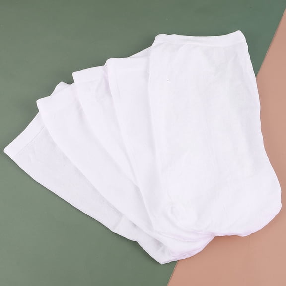 Worgeous 5 Pcs Pool Filter Socks Hot Tub Net Skimmer Fine Mesh Swimming White