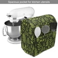 thumbnail image 2 of Sage Stand Mixer Cover, Patterned Green Leaves Nature Inspired Composition Fresh Trees Woodland, Kitchen Appliance Organizer Bag Cover with Pockets, 5 Quarts, Apple Green Dark Green, by Ambesonne, 2 of 4