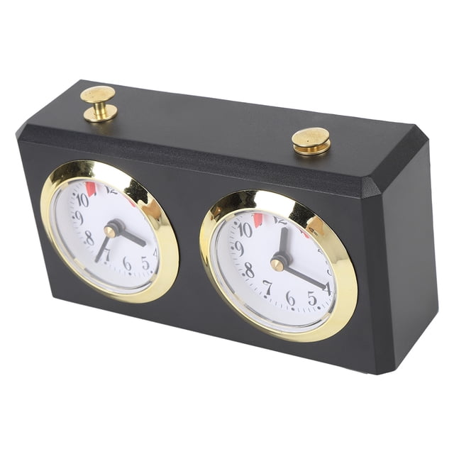 Temporizador De Reloj De Ajedrez Analógico Retro, Reloj De Ajedrez Profesional Con Esferas Grandes, Fácil De Leer, Temporizador De Ajedrez Mecánico De Cuerda Para Tablero De