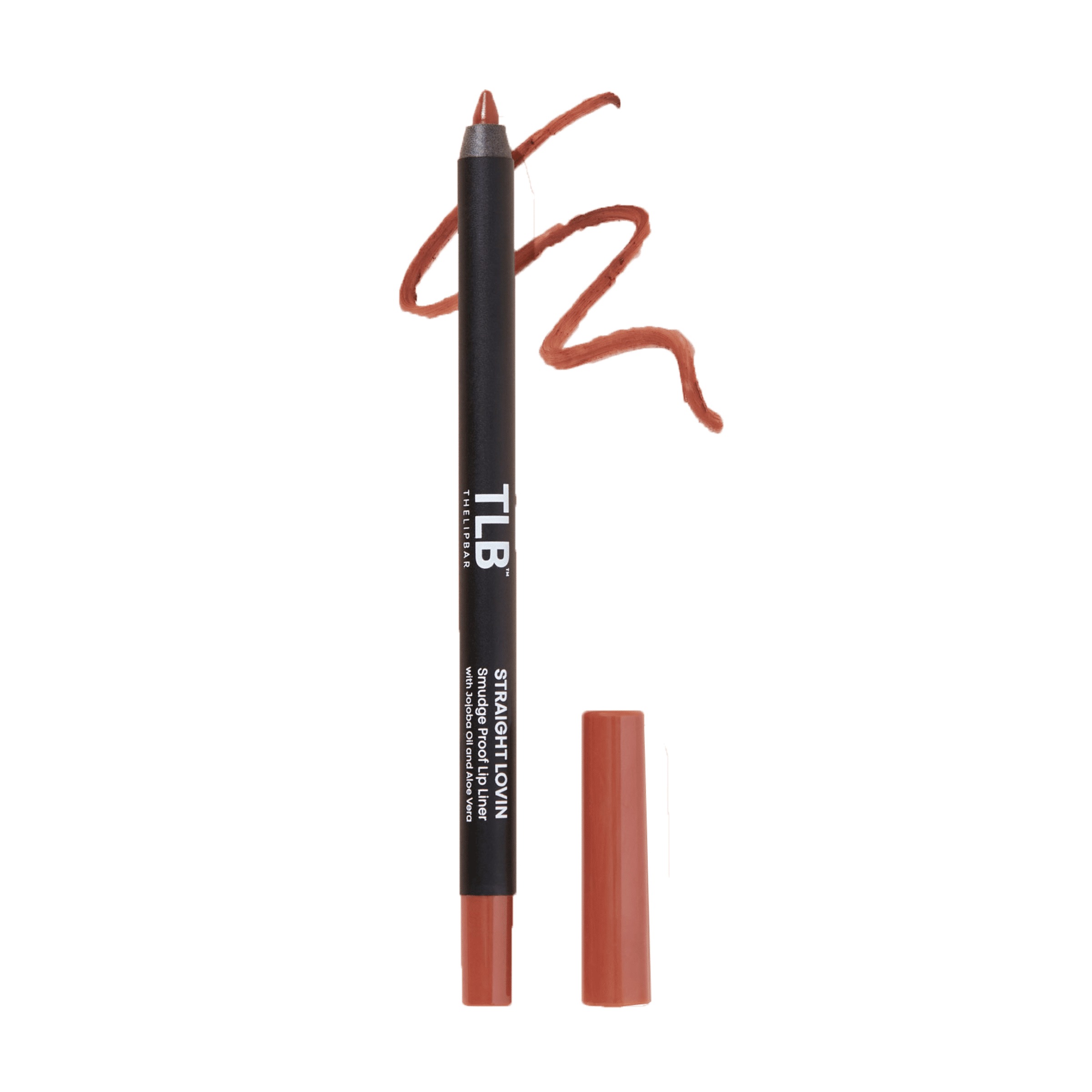 The Lip Bar Vegan Straight Line Lip Liner, Straight Lovin, 0.04 oz, 1 Count