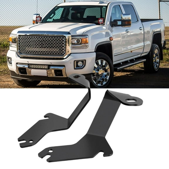 Nilight 7" Ditch Light Brackets Hood Hinges Mount Bracket Kit for Auxiliary Offroad Led Pod Light Work Lights on 1999-2006 Chevrolet Silverado Tahoe Suburban GMC Sierra Yukon