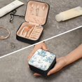 thumbnail image 7 of Vintage Sailing Ship Small Jewelry Box, Travel Portable Square Jewelry Case for Ring, Pendant, Earring, Necklace Organizer Storage Holder Boxes Women Gifts, 7 of 7