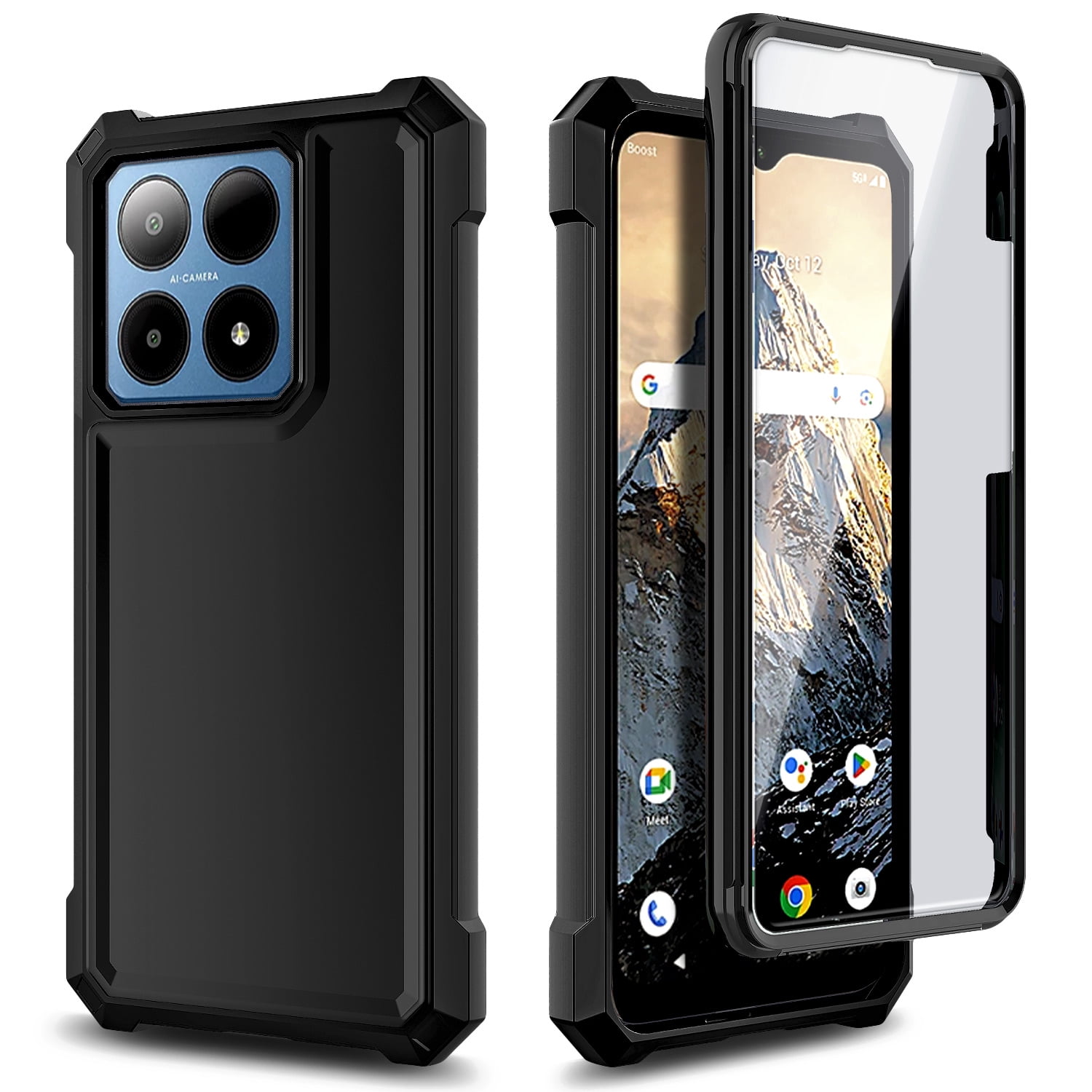 NGB Supremacy Boost Mobile Summit 5G Phone Case, Full-Body Rugged  Shockproof Polycarbonate Design - Walmart.com