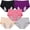 5pcs, variant on Panties for Women Over 60 Leak proof Ladies Underwear Washable，Cotton Incontinence Underwear for Women, Middle Waisted Panties for Women over 60, Reusable Protective Briefs