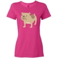 thumbnail image 3 of Inktastic Bulldog Women's T-Shirt, 3 of 5