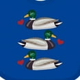 thumbnail image 4 of Inktastic Mallard Ducks Boys or Girls Baby Bib, 4 of 4