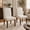 Beige, variant on Modern Dining Chairs,Set of 2 PU Leather Dining Room Kitchen Chair with Nailhead Trim, Comfy Side Chairs for Living Room, Brown