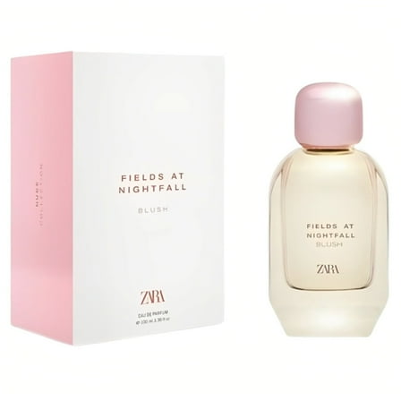 Zara Fields at Nightfall Blush Women Perfume Warm & Sensual Fragrance with Sandalwood Coconut Water & White Caramel Eau de Parfum EDP 100ml (3.4 fl. oz.)