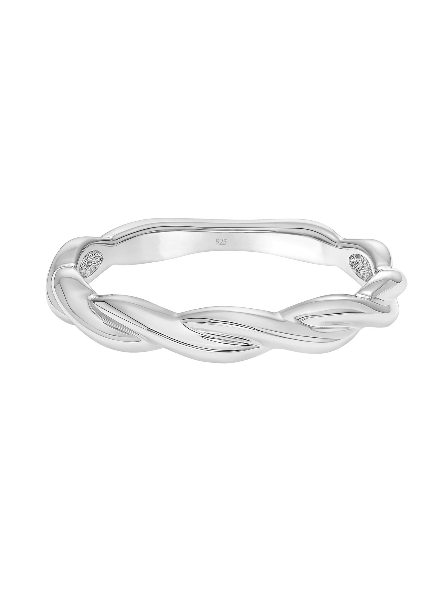 Keepsake Twist Stackable Anniversary Ring in Sterling Silver