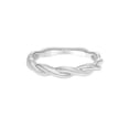thumbnail image 2 of Keepsake Twist Stackable Anniversary Ring in Sterling Silver, 2 of 4