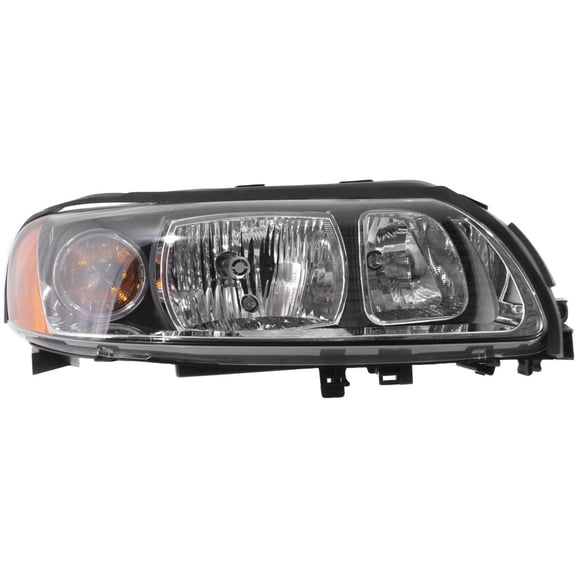 CarLights360: For Volvo S60 Headlight Assembly 2005 06 07 08 2009 Passenger Side DOT Certified w/ Bulbs-Replacement for VO2503120