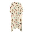 thumbnail image 2 of HELLHERO Geometric Diamond Kimono Cover Up - Lightweight Breathable Beachwear for Women | Perfect for Summer Vacation, Poolside & Tropical Trips, 2 of 6