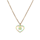 thumbnail image 3 of Collar Corazón Mujer con Dije de Huella de Perro LuckyLy, Acero Inoxidable, Modelo Paw dorado UNITALLA, 3 of 8