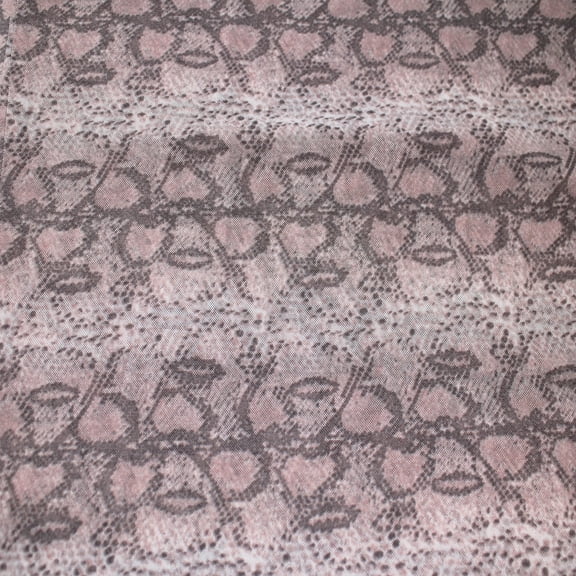 OffWhite Blush 60" Wide Printed Poly Spandex Lace Power Mesh Fabric by The Yard-100 GSM, Lightweight, 4-Way Stretch, Breathable – Apparel, Headbands, Bridal & Accessories.