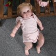 thumbnail image 2 of 20inch/24inch Reborns for Doll Opened-Eyes Baby Girl for Doll Nurturing for Doll Gift for Baby Realistic for Doll Handma brown eye 60cm, 2 of 4