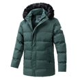 thumbnail image 1 of Gibobby Chamarra acolchada para hombre chamarra de invierno para hombre, chamarra acolchado para rompevientos(Verde,XG), 1 of 5