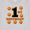 thumbnail image 4 of Inktastic 1st Birthday Basketball Boys or Girls Baby T-Shirt, 4 of 5